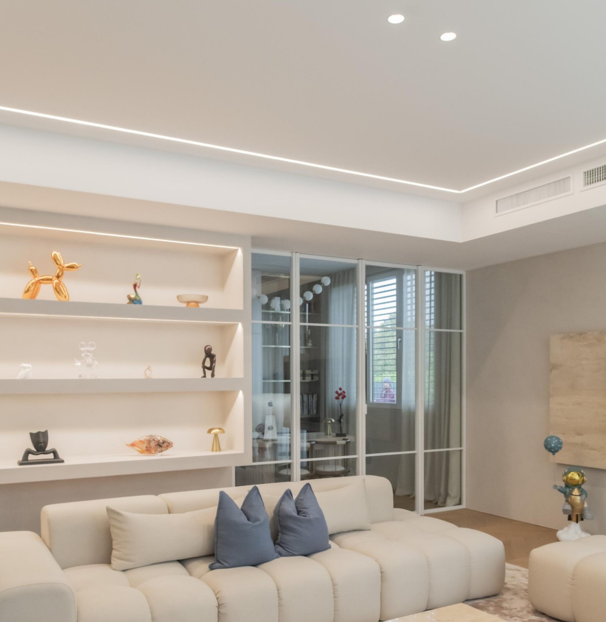 Penthouse met glazen Divina-wand